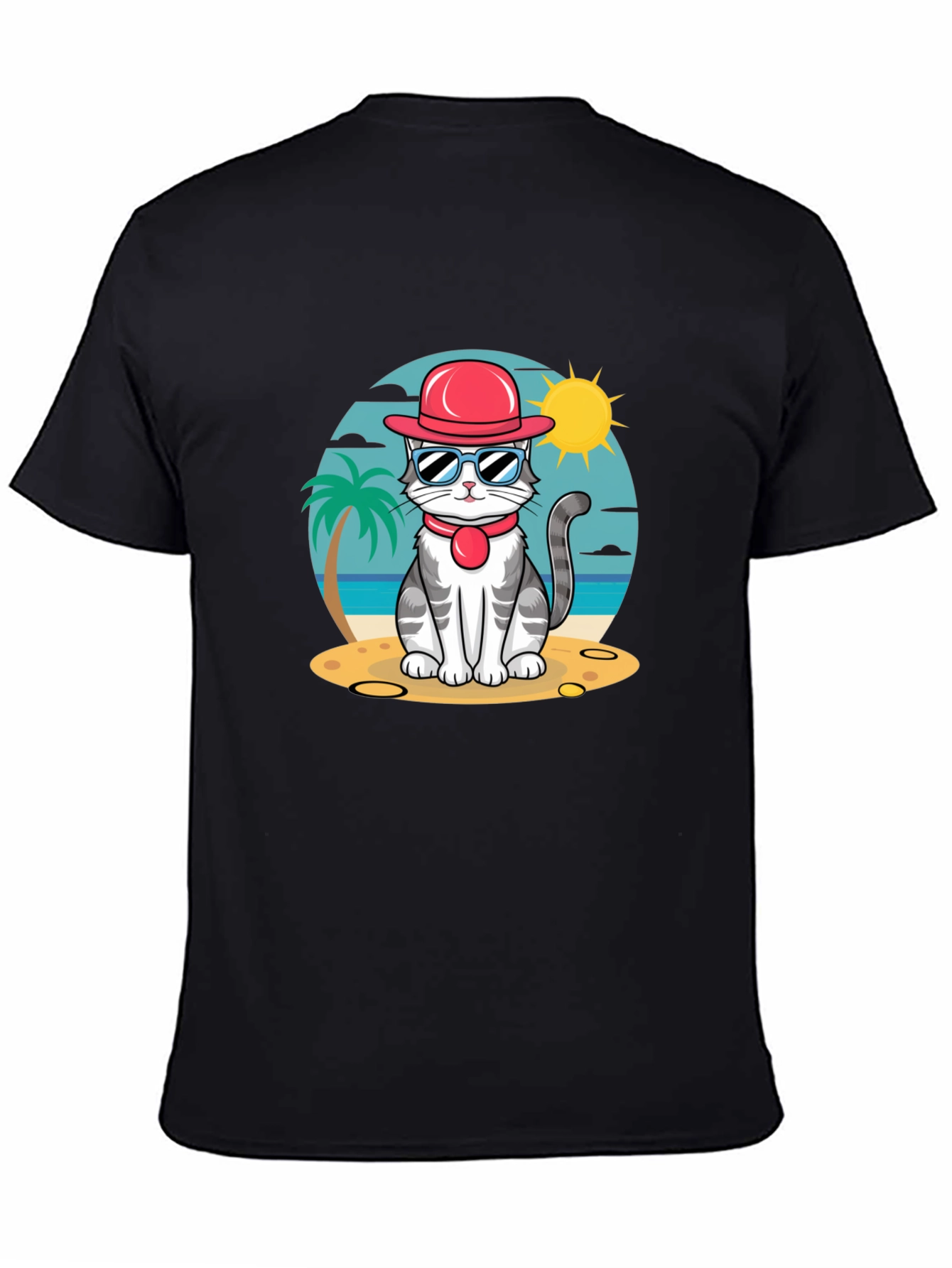 Cool Cat Beach T-Shirt