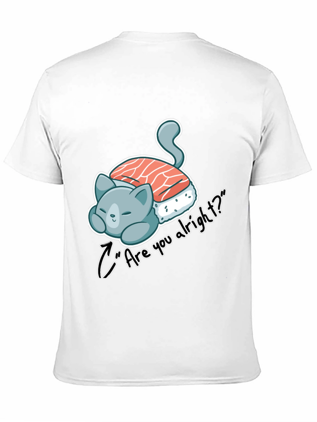 Sushi Cat Graphic T-Shirt
