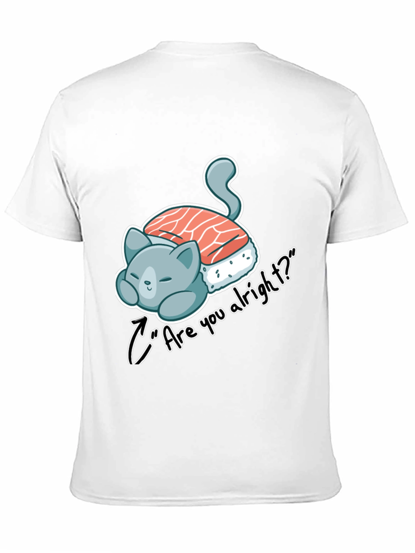 Sushi Cat Graphic T-Shirt
