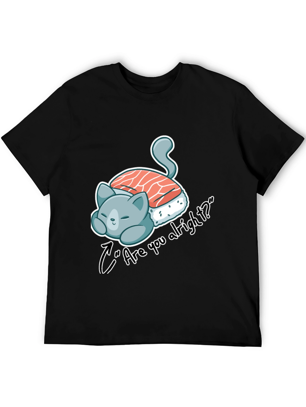 Sushi Cat Graphic T-Shirt