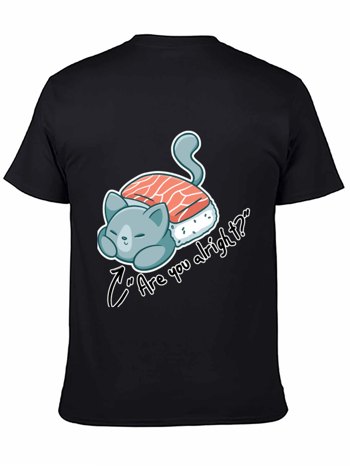 Sushi Cat Graphic T-Shirt