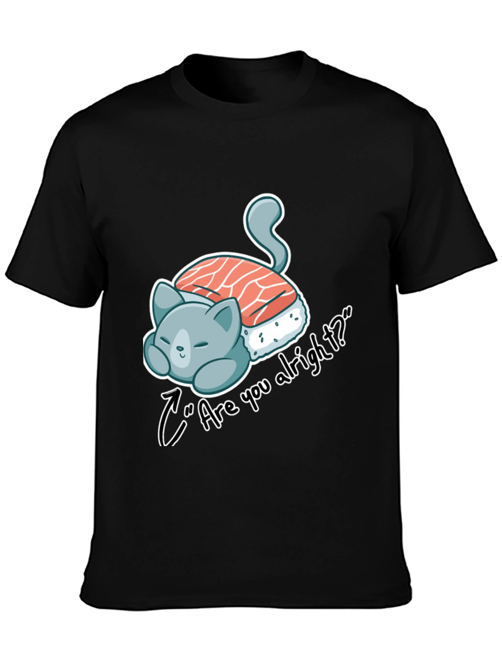 Sushi Cat Graphic T-Shirt
