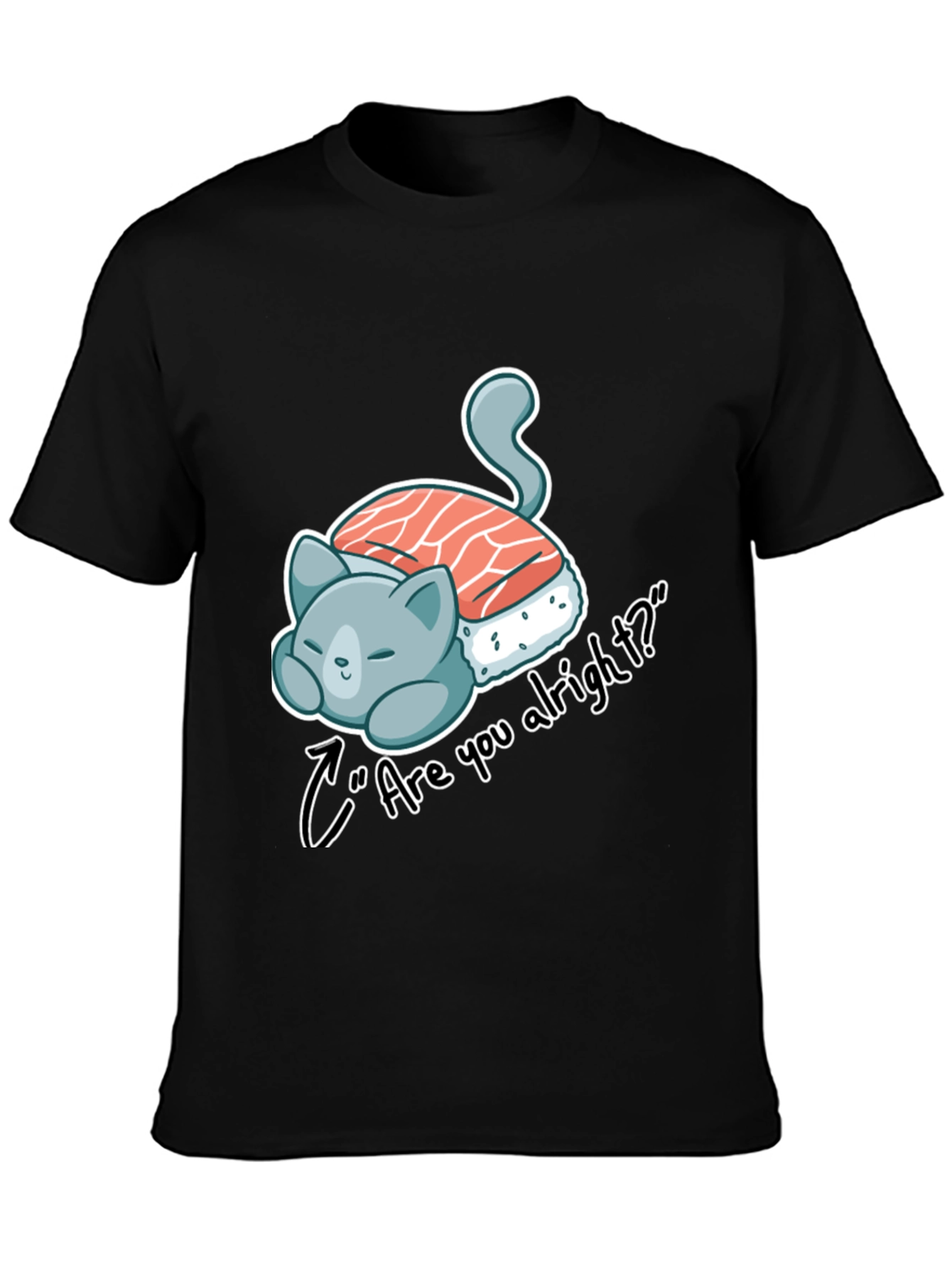 Sushi Cat Graphic T-Shirt