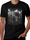 Hikers Must Die Black Graphic Tee