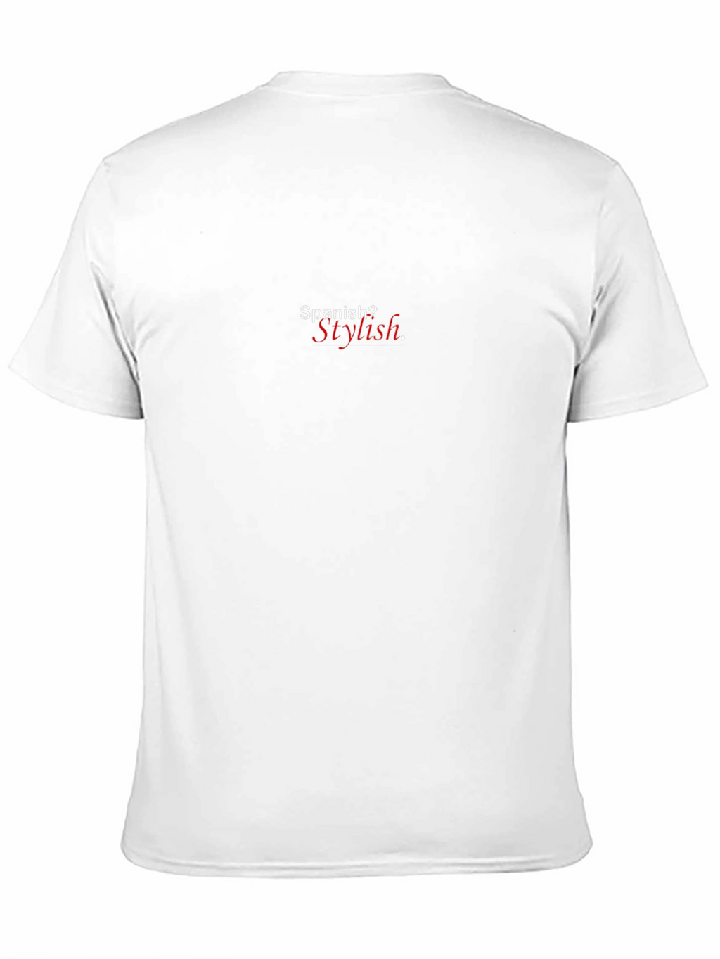 Spanish? Stylish. Mens Black T-Shirt