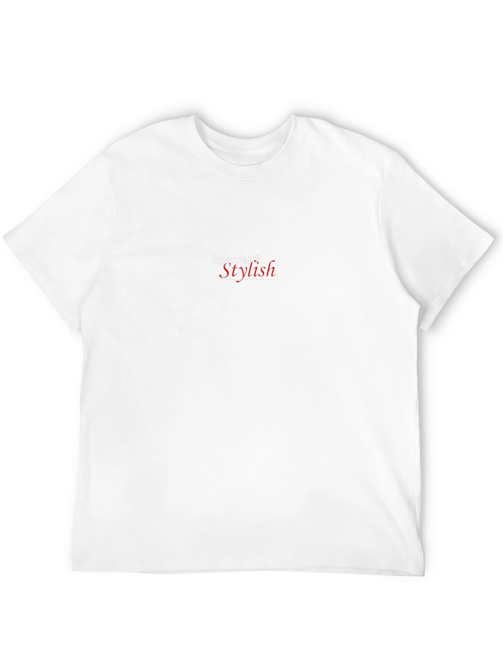 Spanish? Stylish. Mens Black T-Shirt