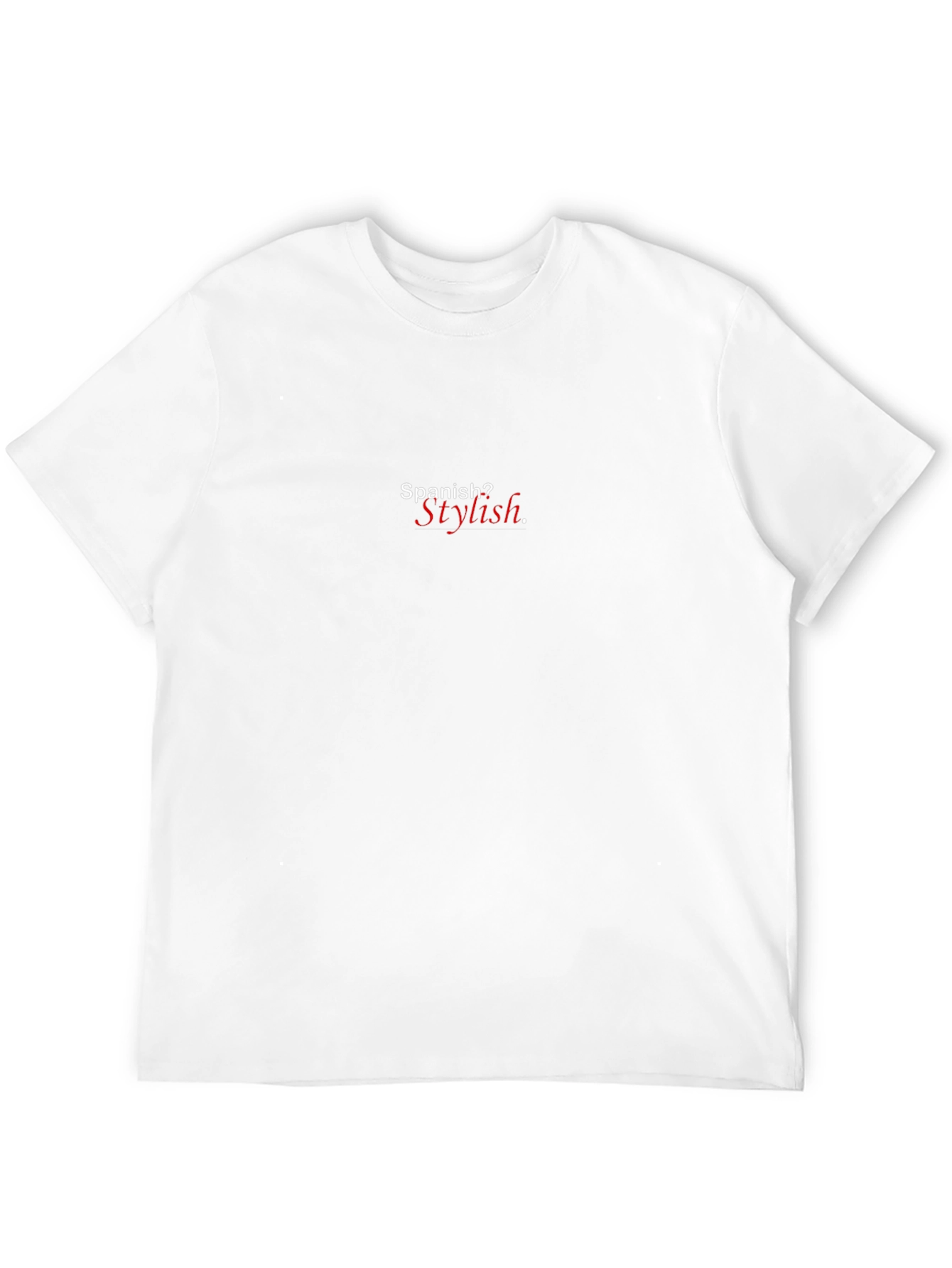 Spanish? Stylish. Mens Black T-Shirt