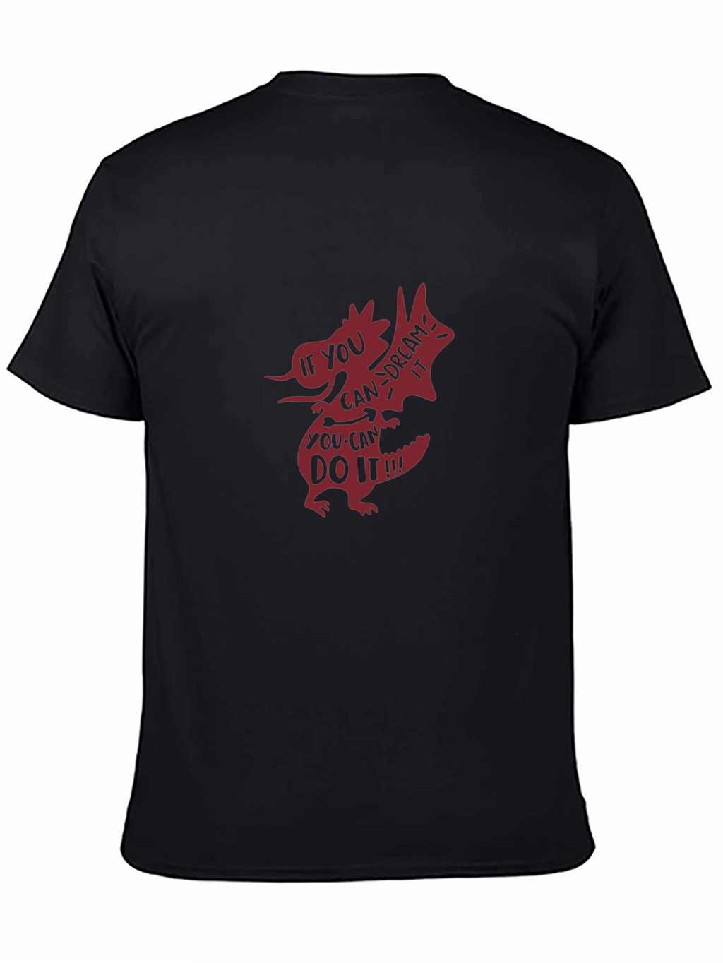 Dream It Do It Black Graphic Tee