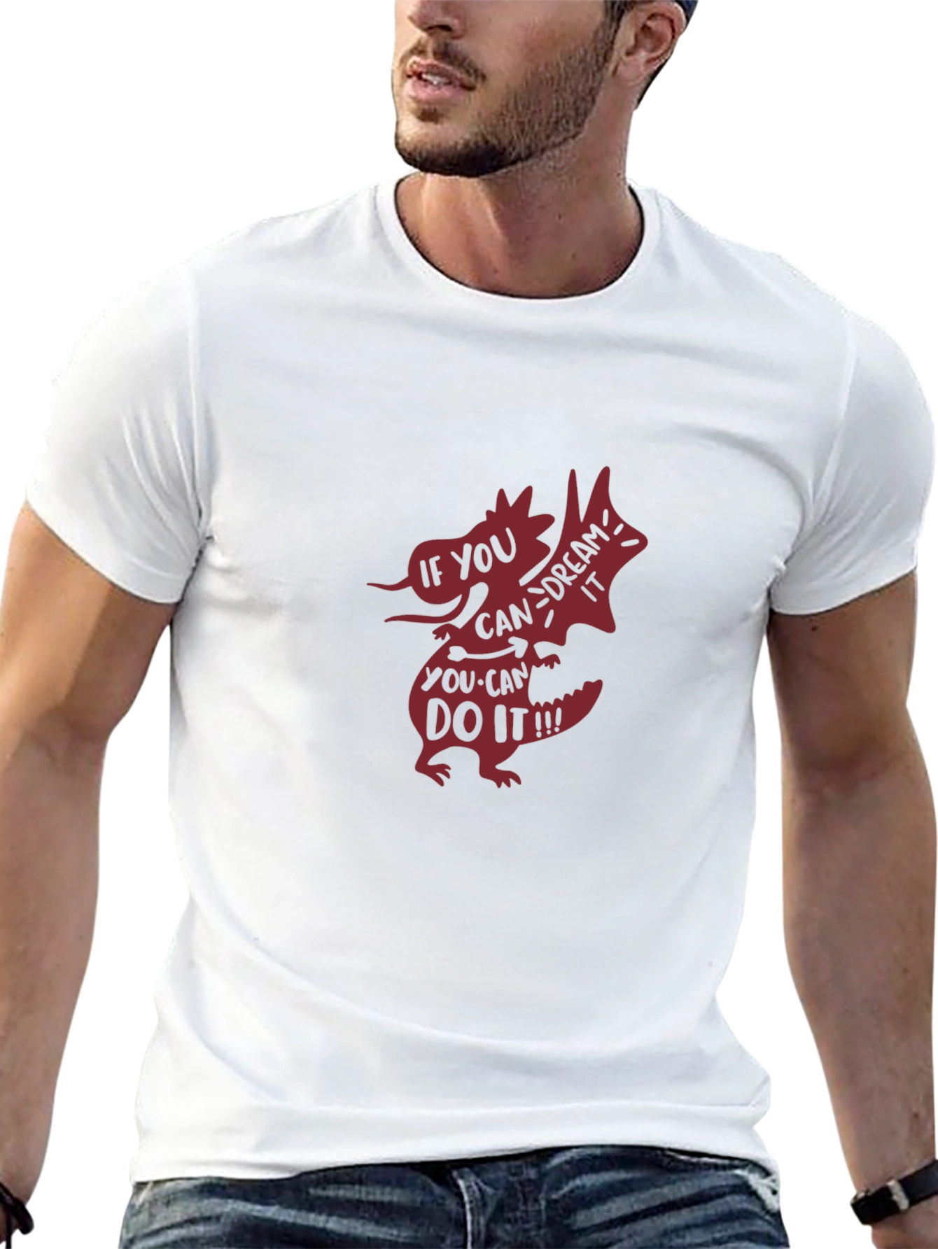 Dream It Do It Black Graphic Tee
