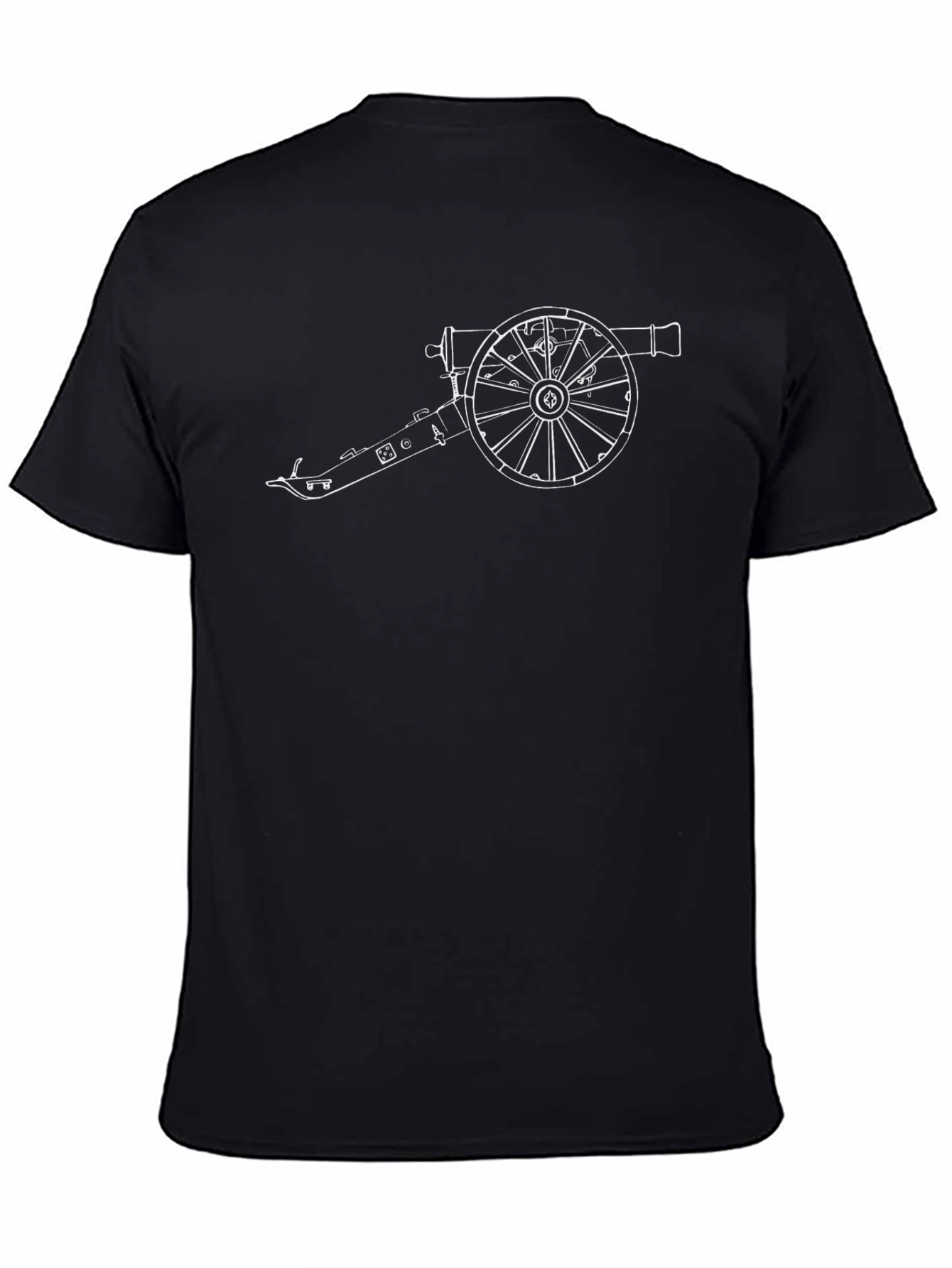 Cannon Graphic Black T-Shirt