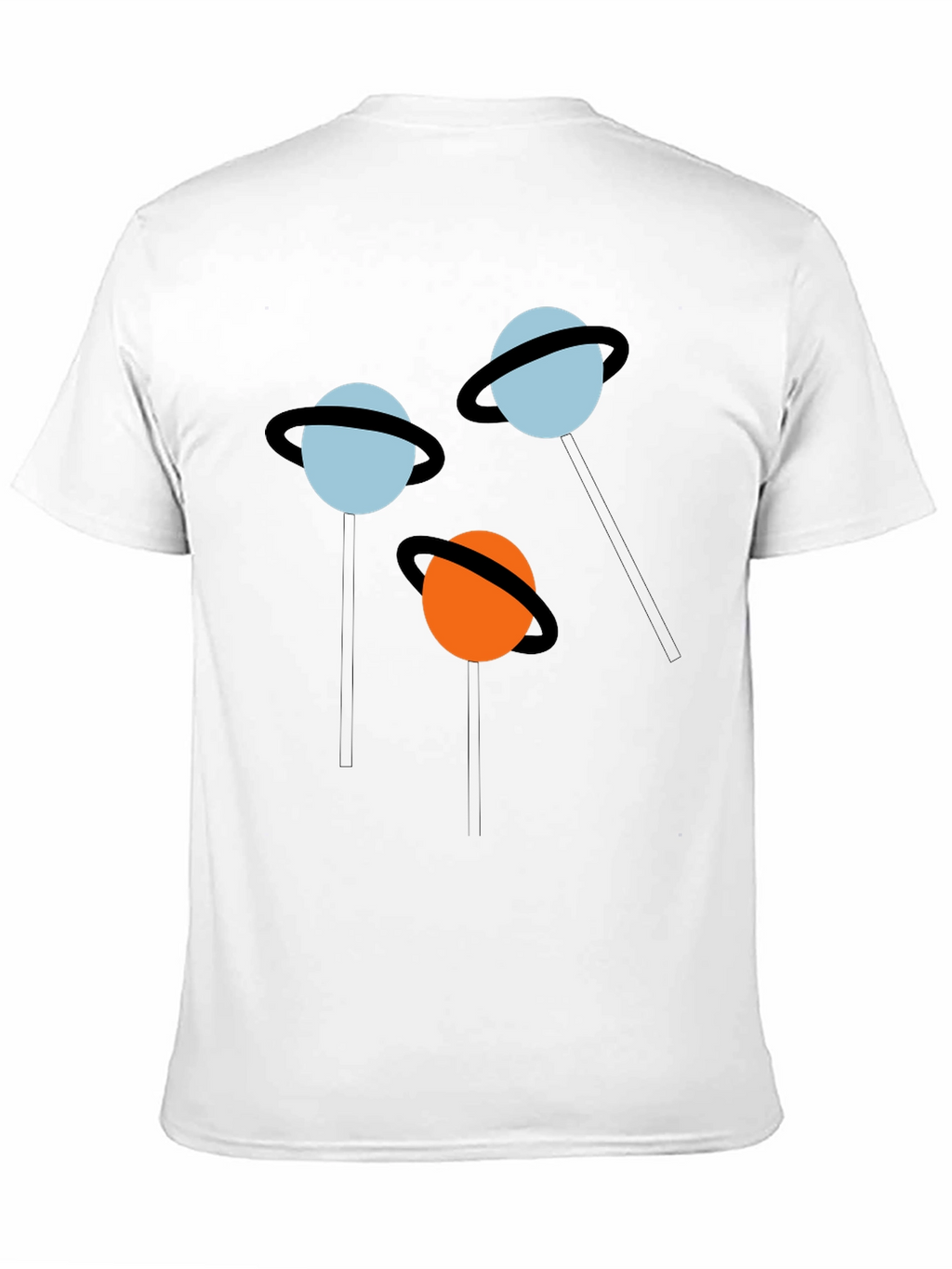 Planet Pops Black Graphic Tee
