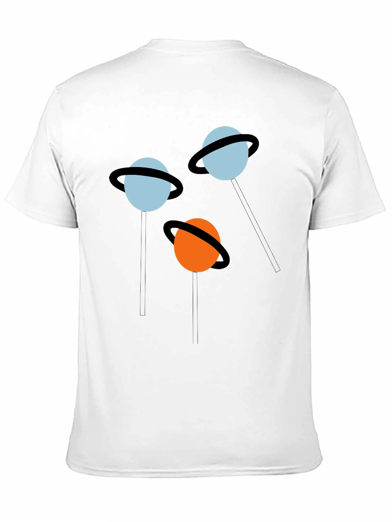 Planet Pops Black Graphic Tee