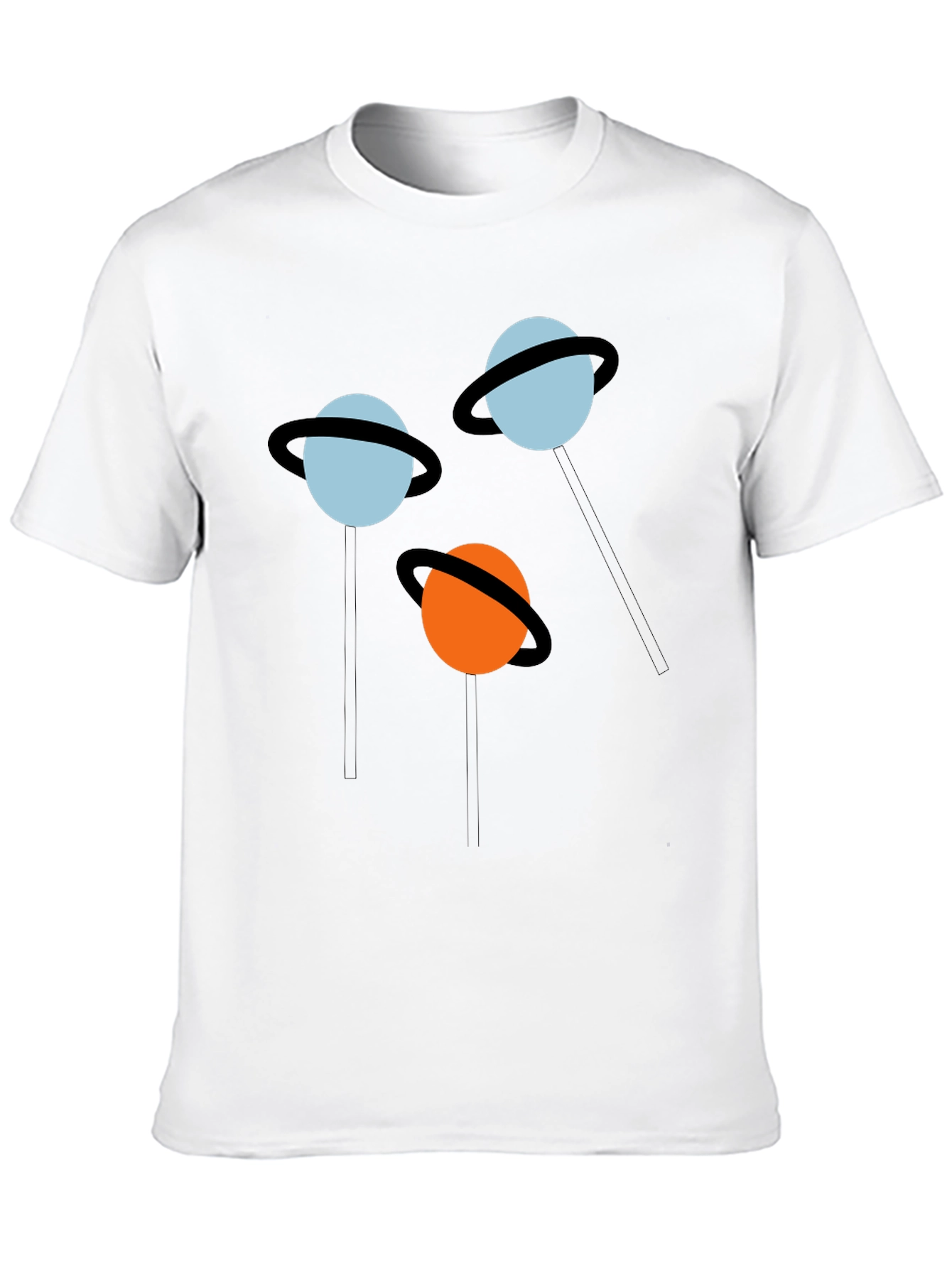 Planet Pops Black Graphic Tee