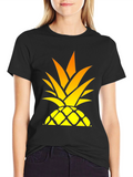 Pineapple Graphic T-Shirt - Stylish Summer Apparel