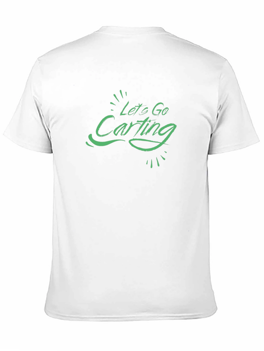 Lets Go Carting T-Shirt - Black Cotton Tee