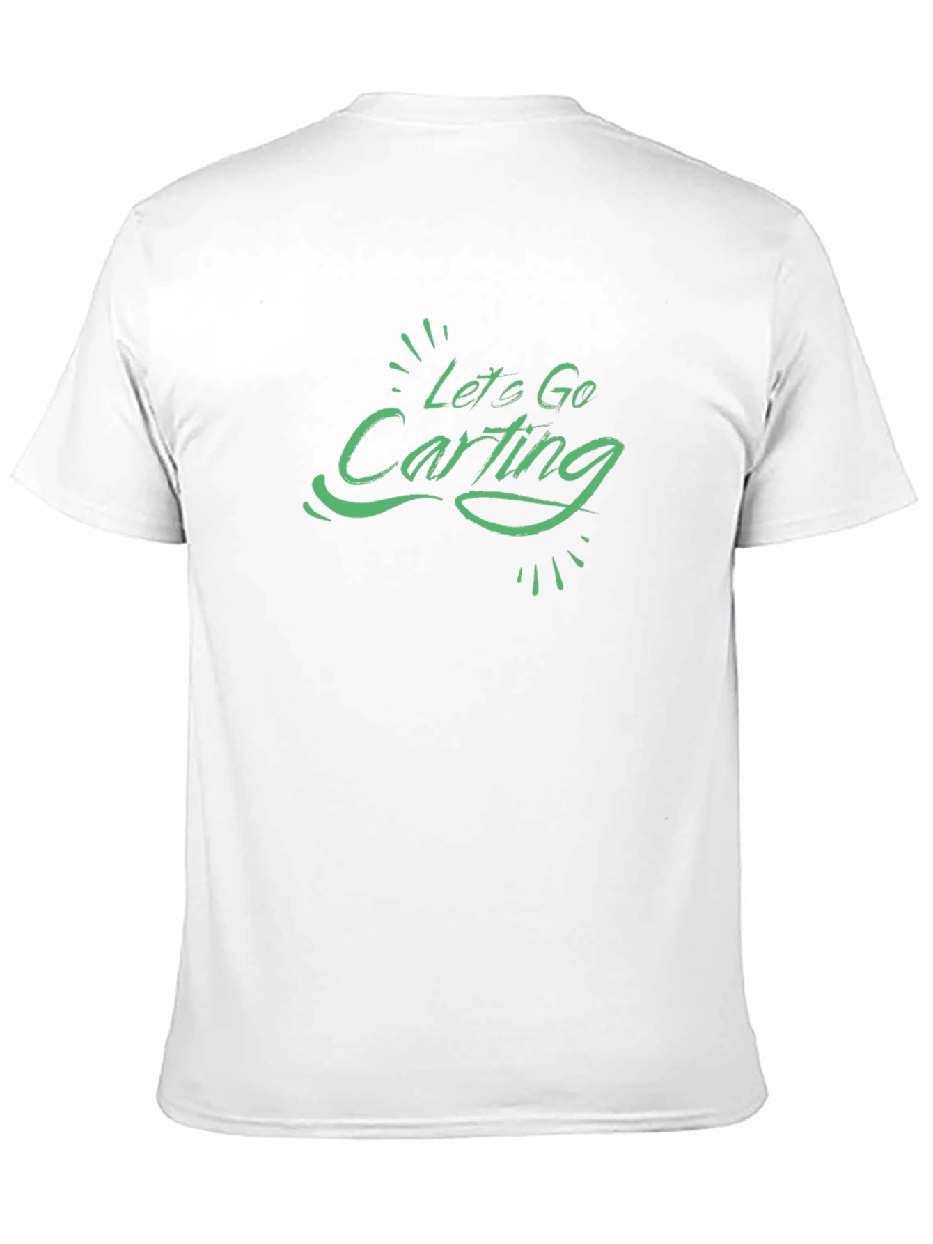 Lets Go Carting T-Shirt - Black Cotton Tee