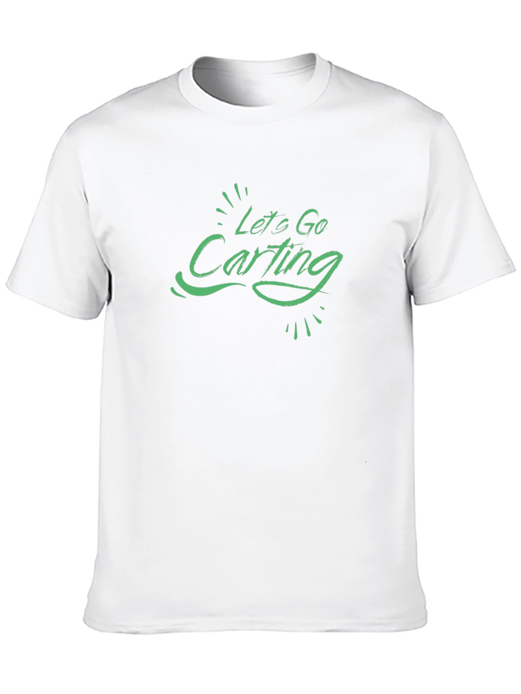 Lets Go Carting T-Shirt - Black Cotton Tee