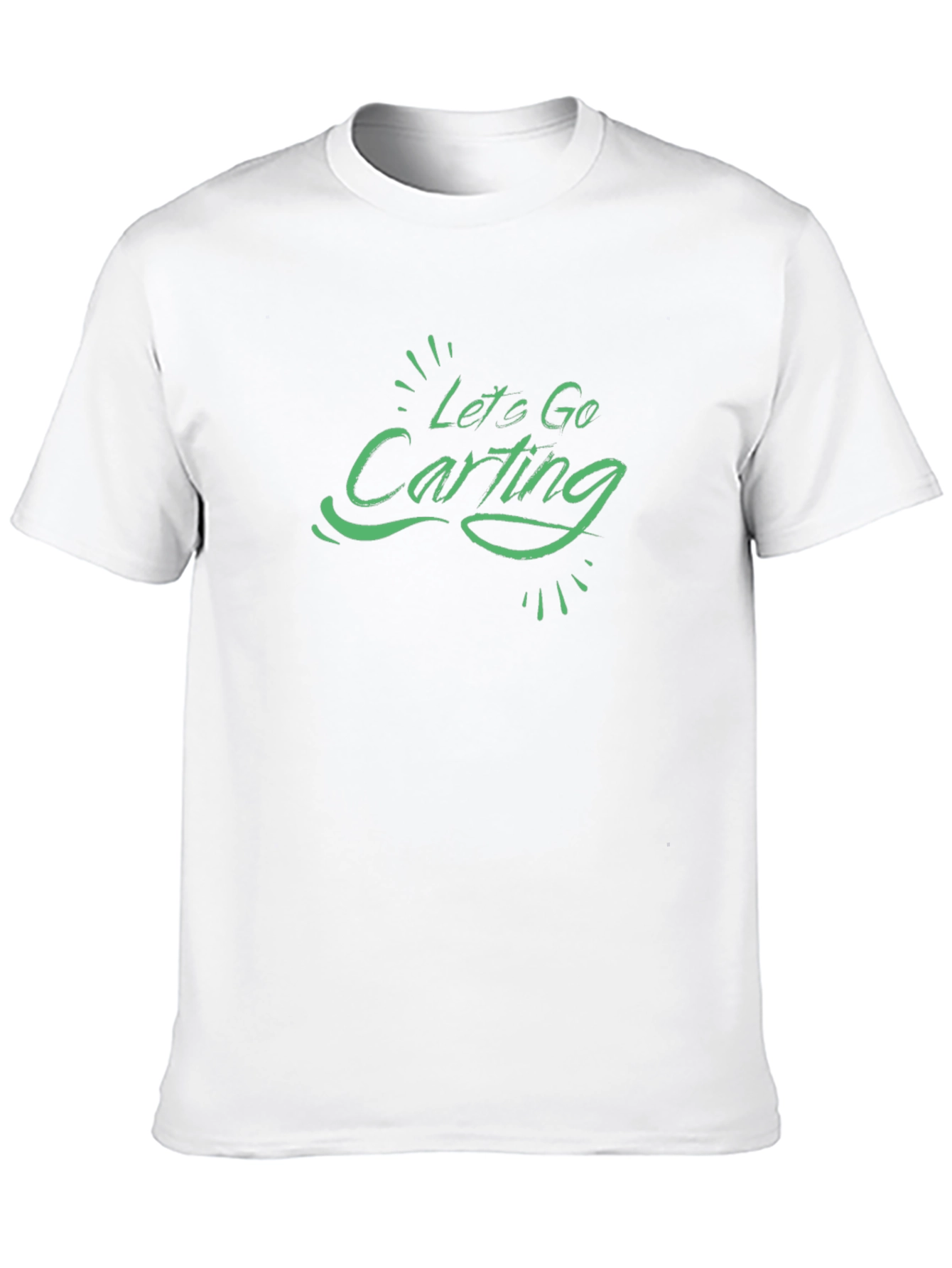 Lets Go Carting T-Shirt - Black Cotton Tee