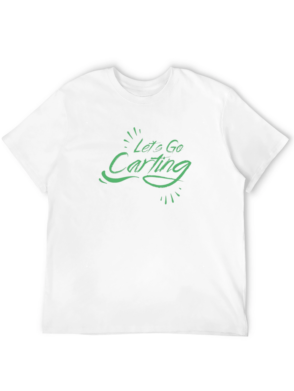 Lets Go Carting T-Shirt - Black Cotton Tee