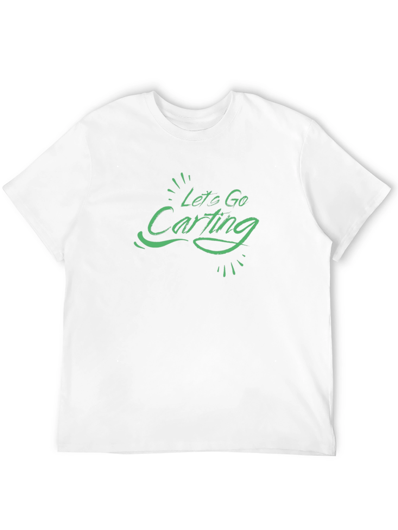 Lets Go Carting T-Shirt - Black Cotton Tee