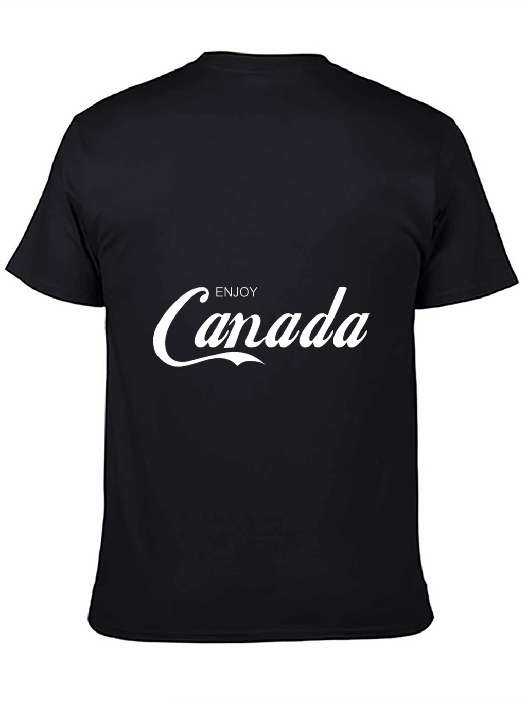 Enjoy Canada T-Shirt - Stylish Black Tee