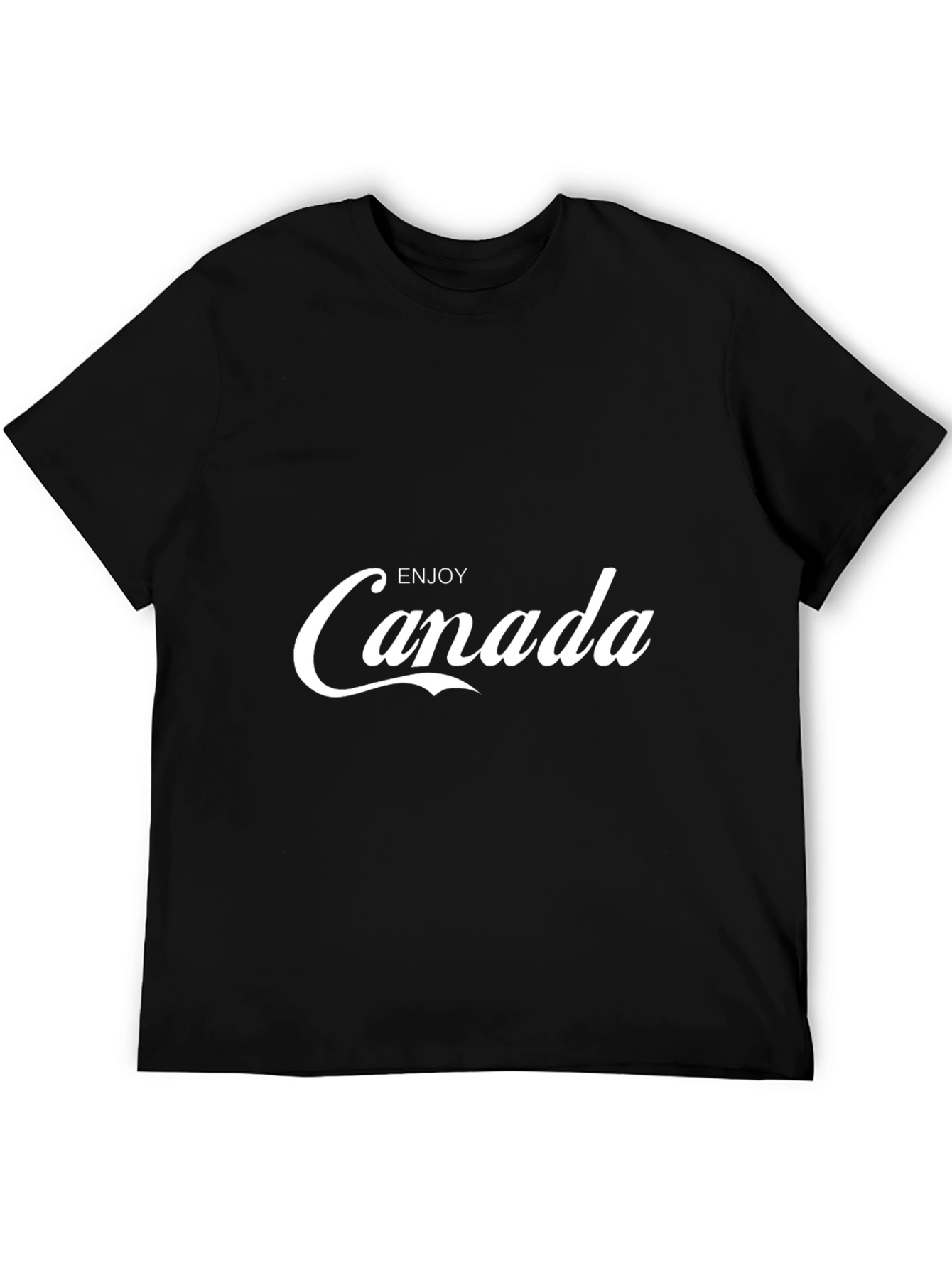 Enjoy Canada T-Shirt - Stylish Black Tee
