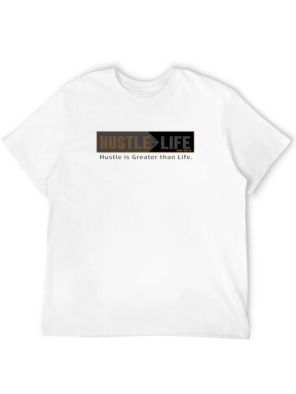 Hustle Life Graphic Black Tee