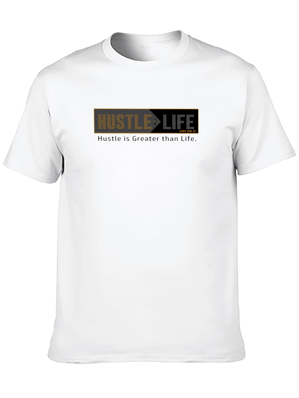 Hustle Life Graphic Black Tee