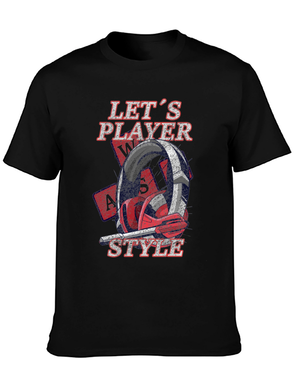 Lets Player Style Graphic T-Shirt