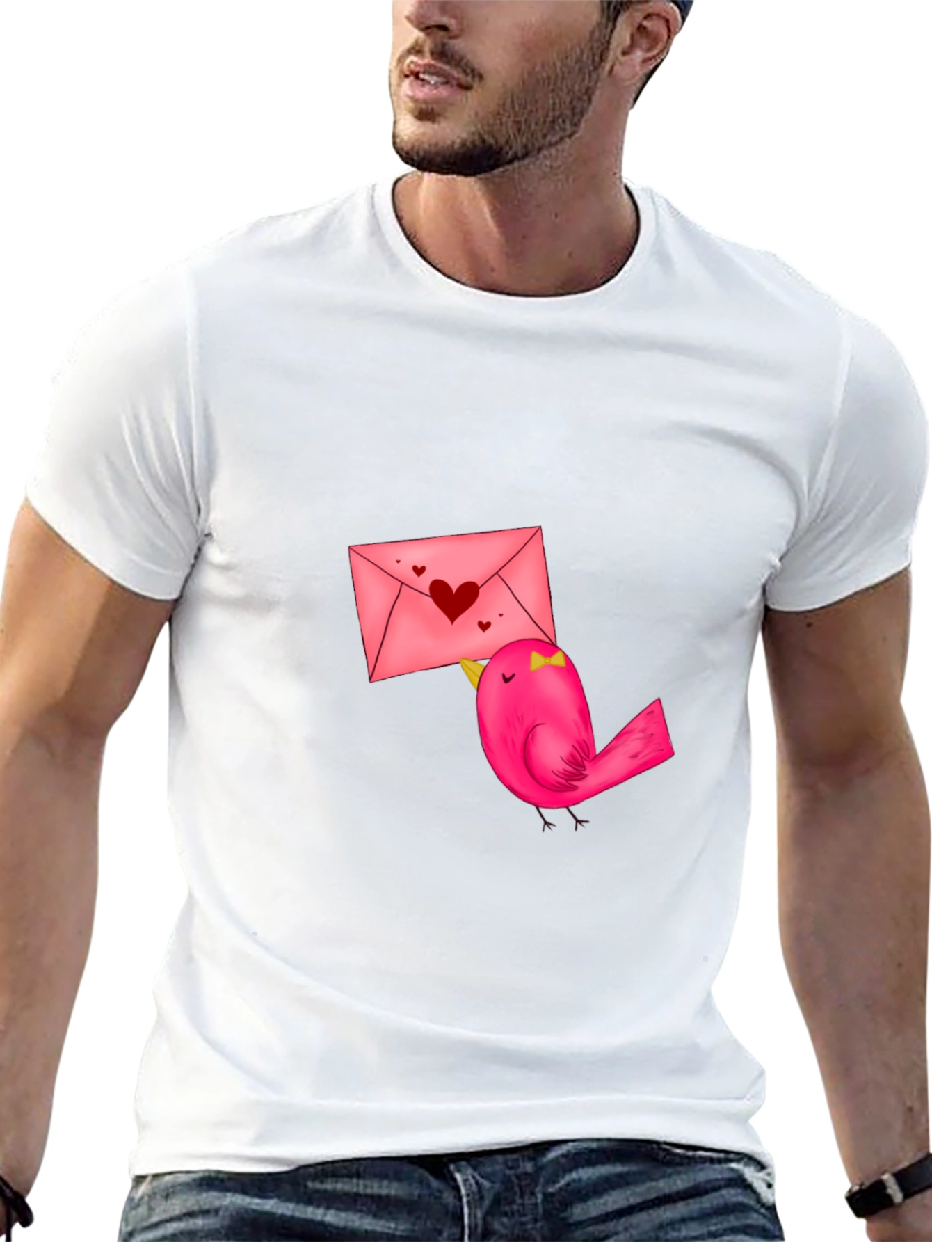 Love Bird Valentines Day Graphic Tee