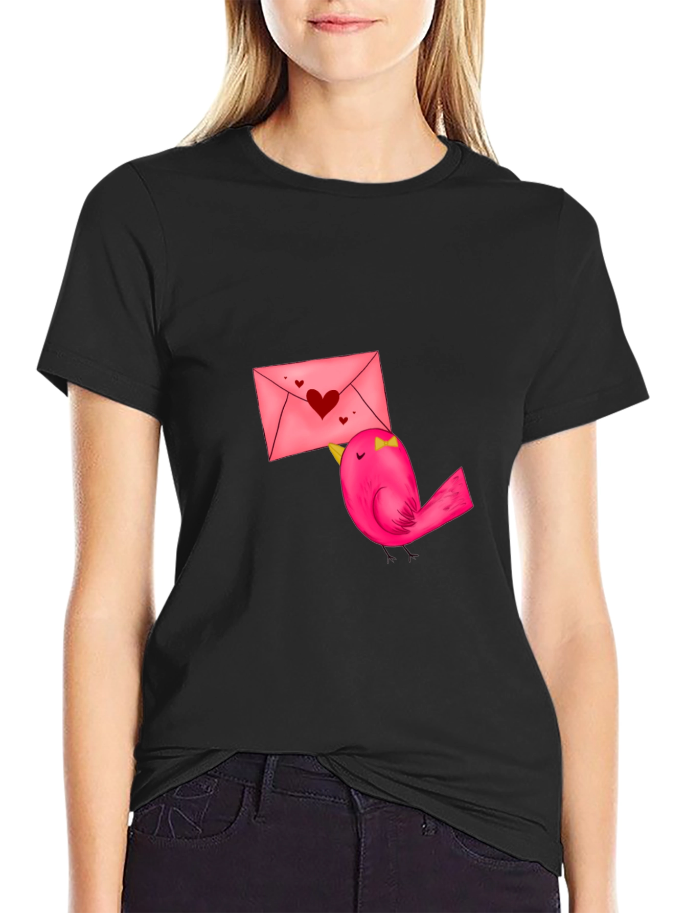 Love Bird Valentines Day Graphic Tee