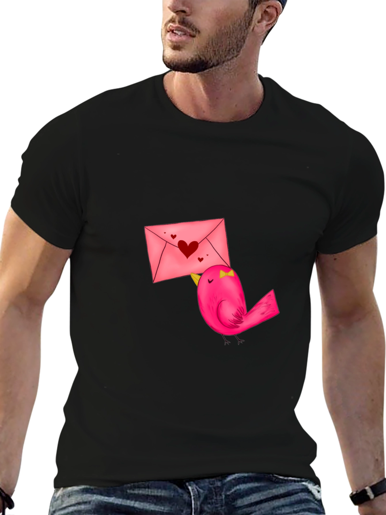 Love Bird Valentines Day Graphic Tee