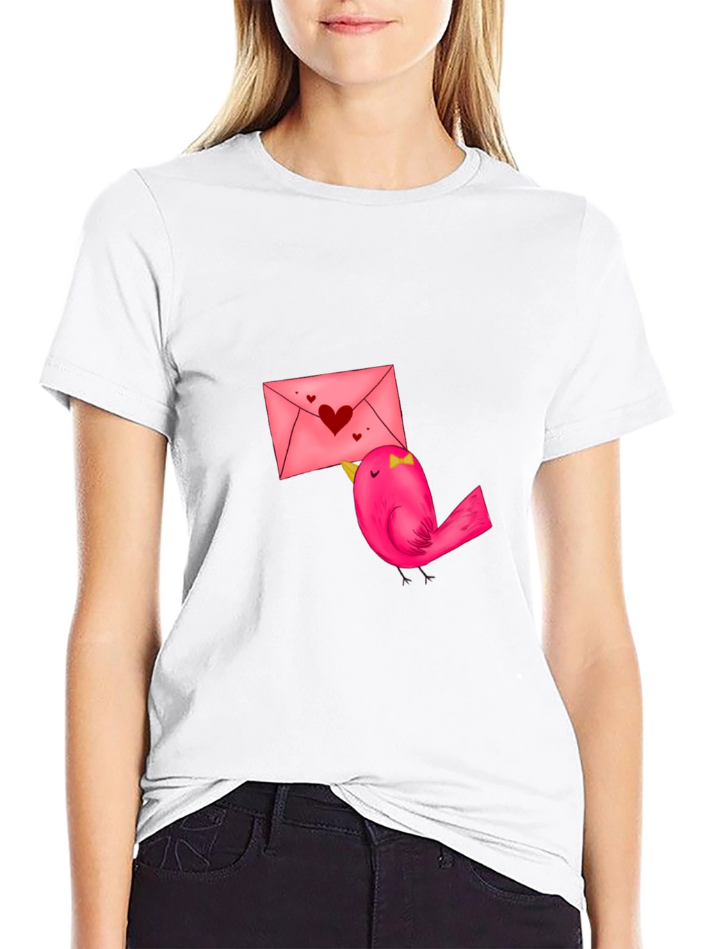 Love Bird Valentines Day Graphic Tee