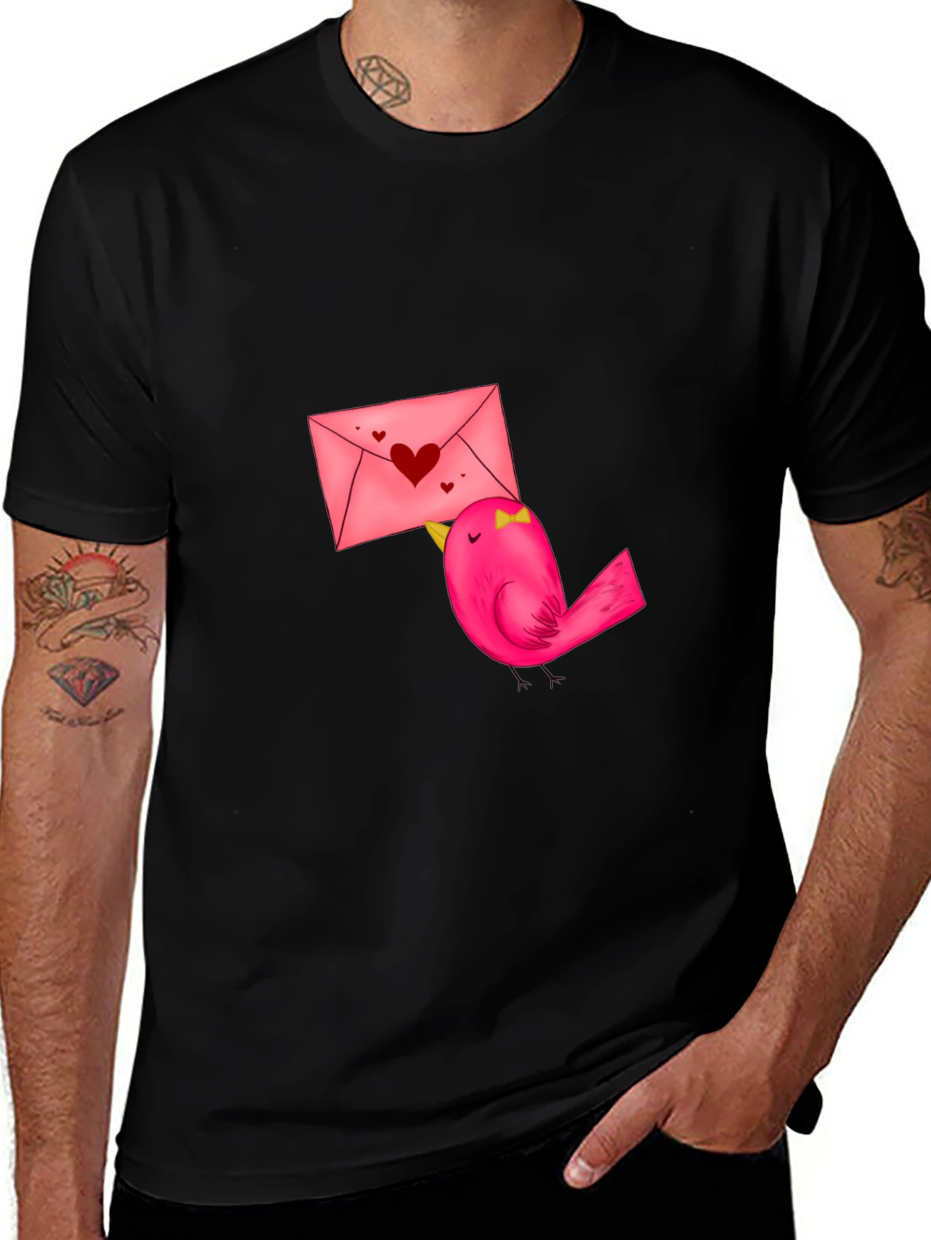 Love Bird Valentines Day Graphic Tee