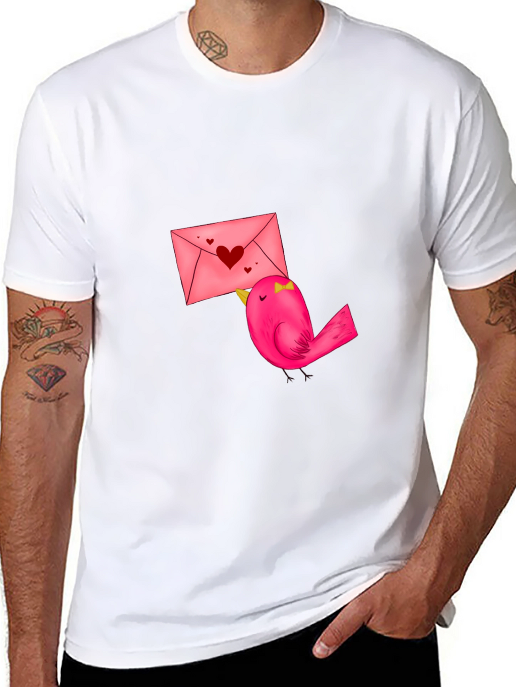 Love Bird Valentines Day Graphic Tee