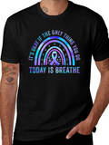 Mental Health Awareness Tee - Its Okay To Breathe