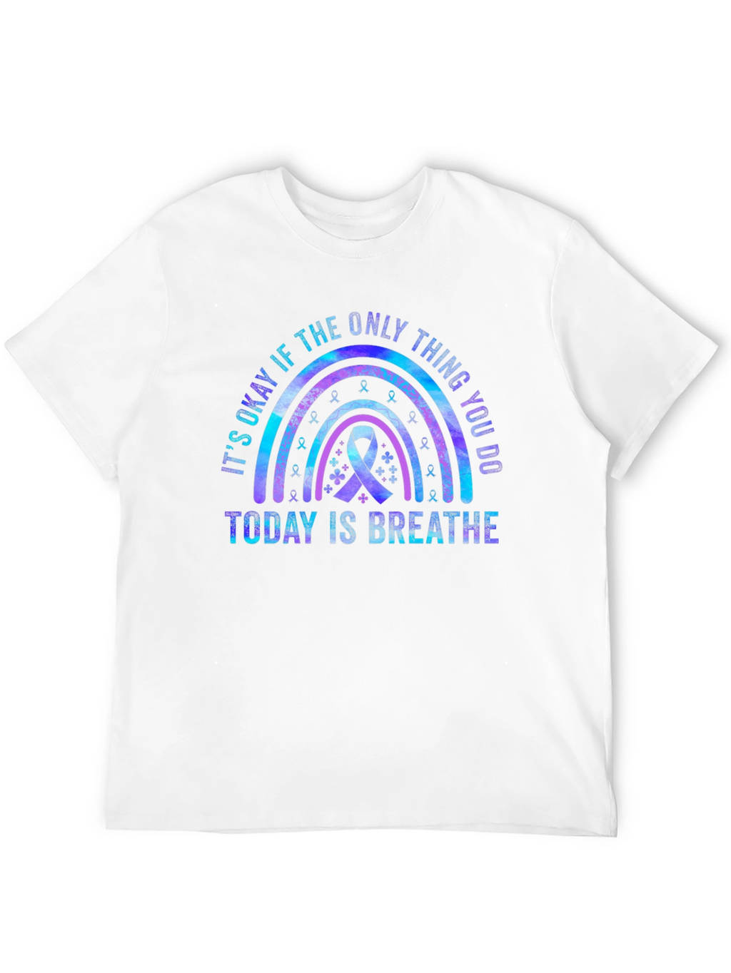Mental Health Awareness Tee - Its Okay To Breathe
