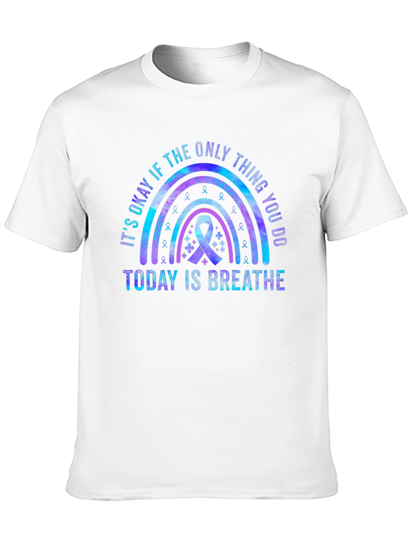 Mental Health Awareness Tee - Its Okay To Breathe