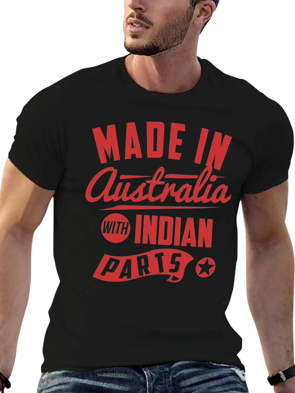 Made in Australia with Indian Parts T-Shirt
