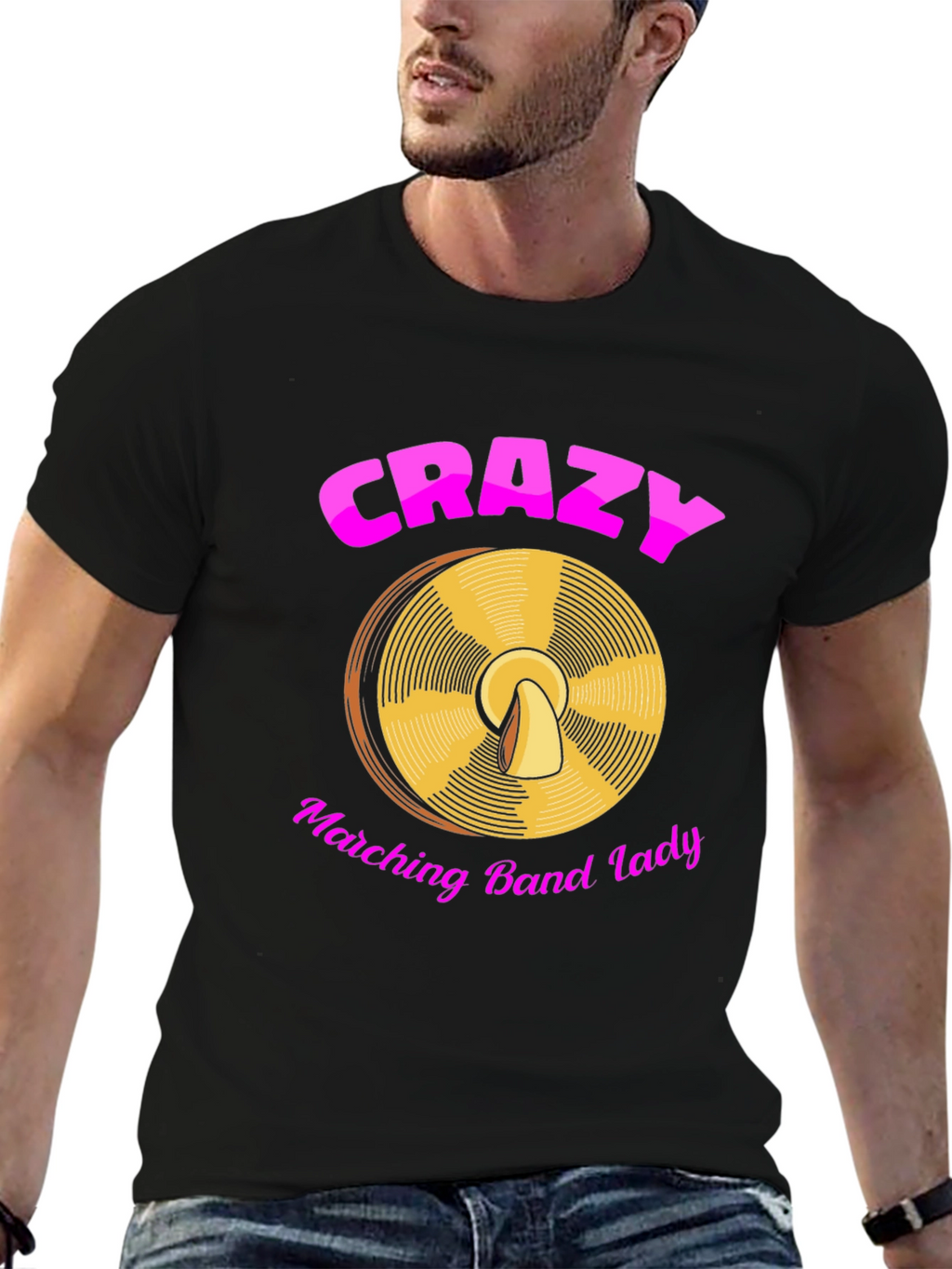 Crazy Marching Band Lady T-Shirt
