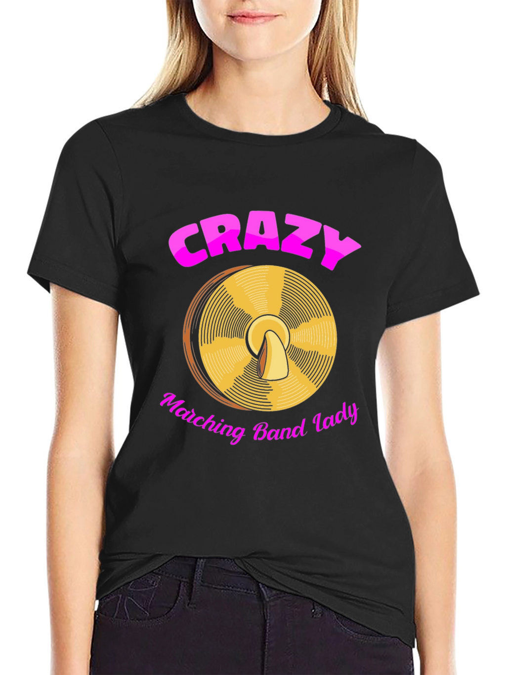 Crazy Marching Band Lady T-Shirt