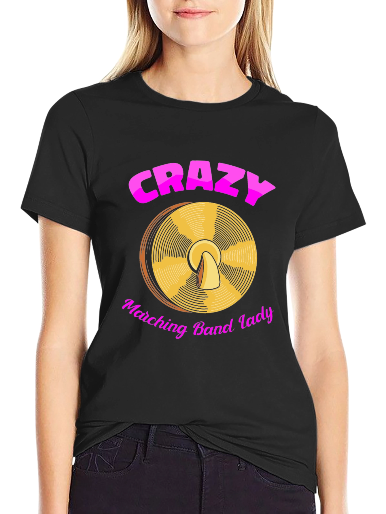 Crazy Marching Band Lady T-Shirt
