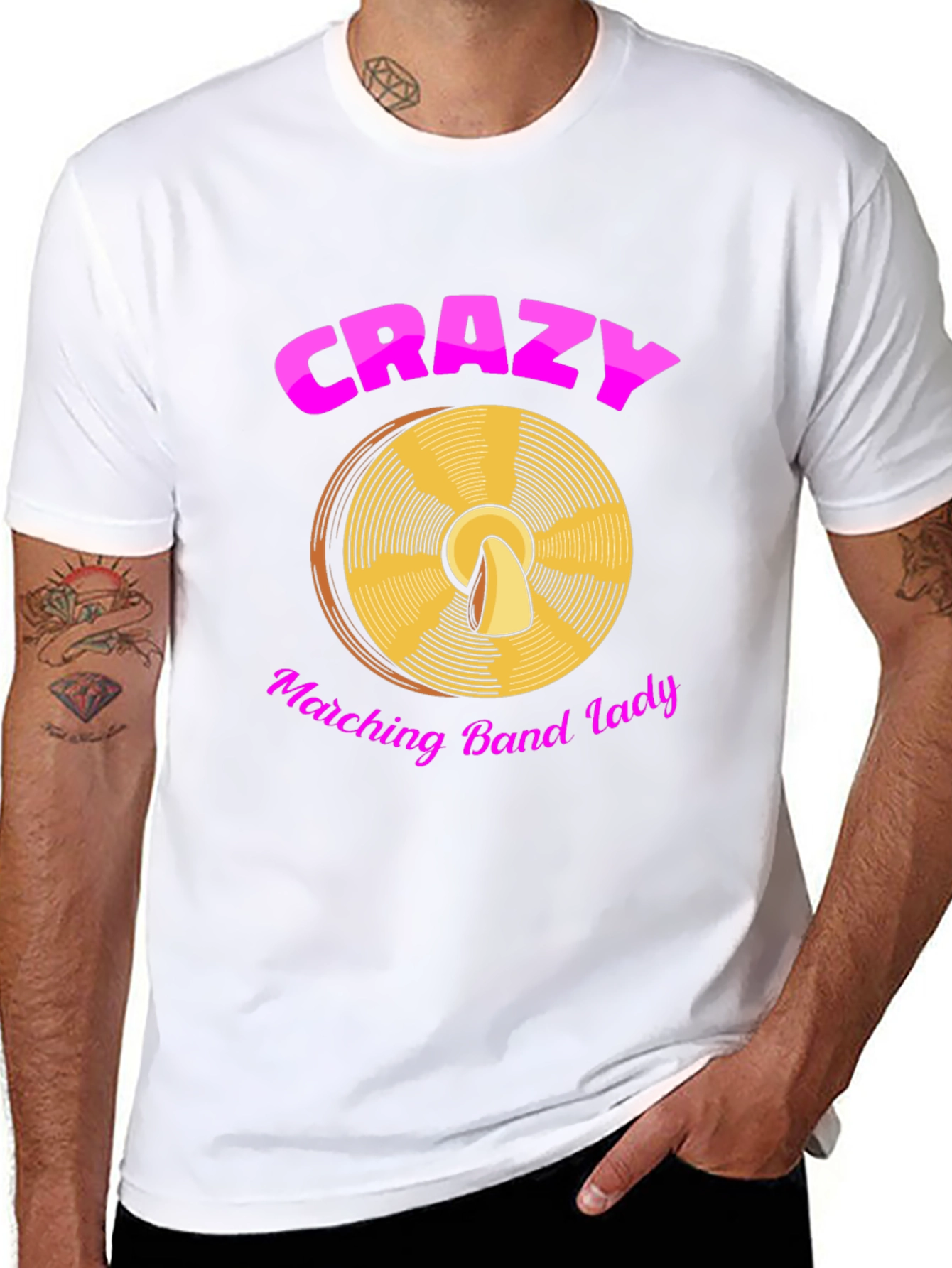 Crazy Marching Band Lady T-Shirt