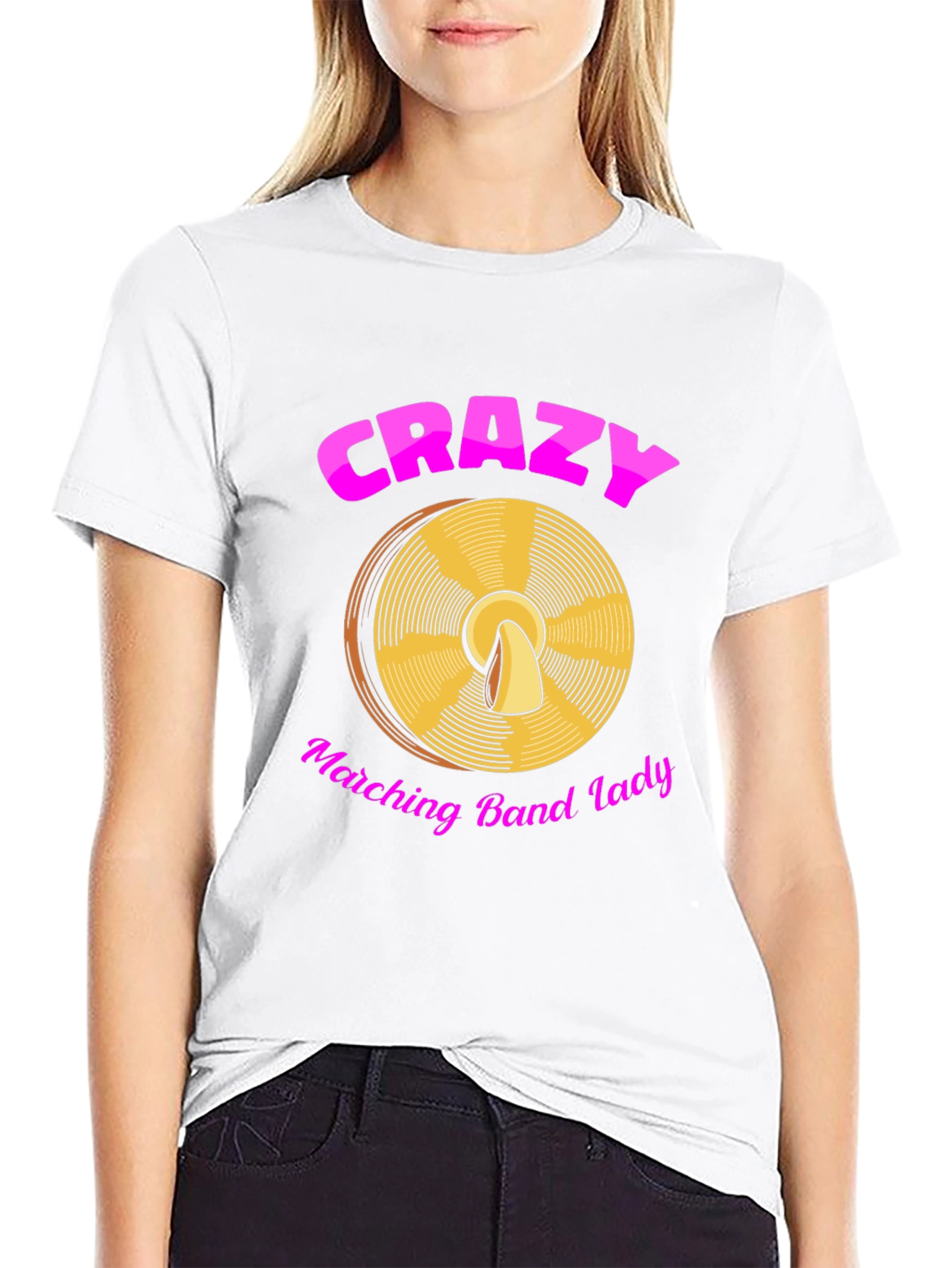 Crazy Marching Band Lady T-Shirt