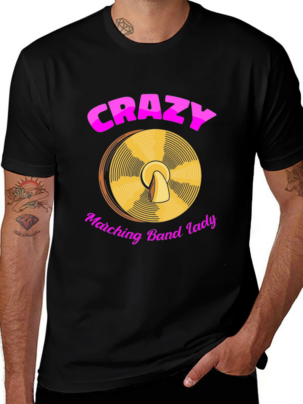 Crazy Marching Band Lady T-Shirt