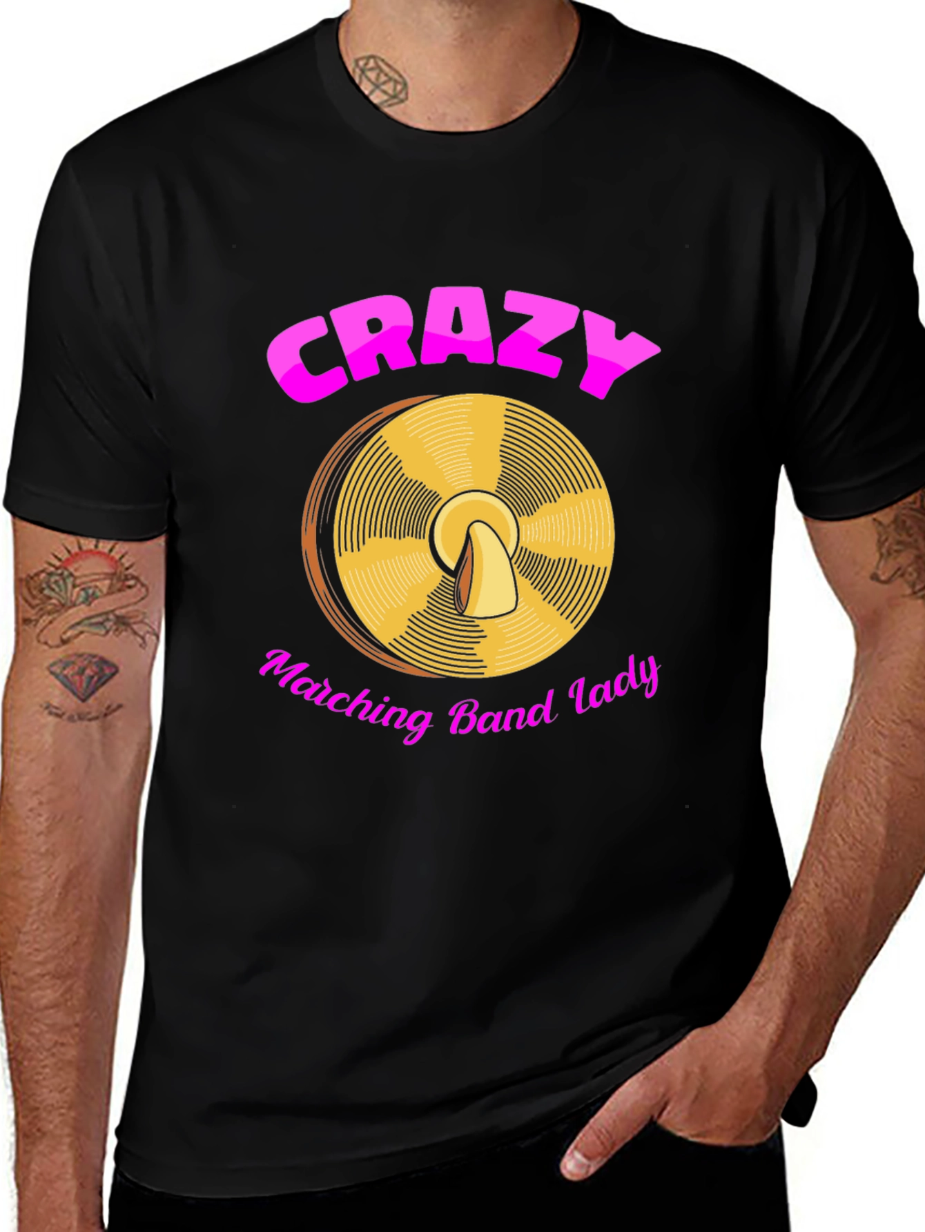 Crazy Marching Band Lady T-Shirt