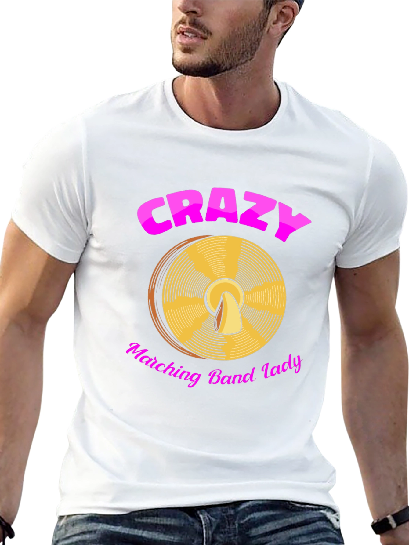 Crazy Marching Band Lady T-Shirt