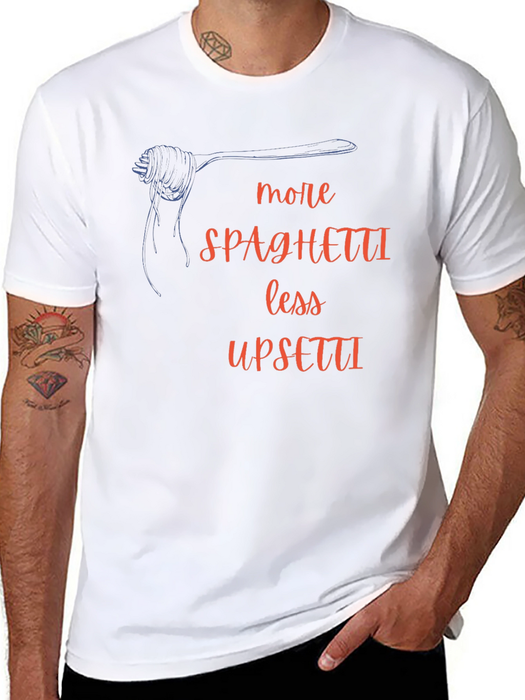More Spaghetti Less Upsetti T-Shirt