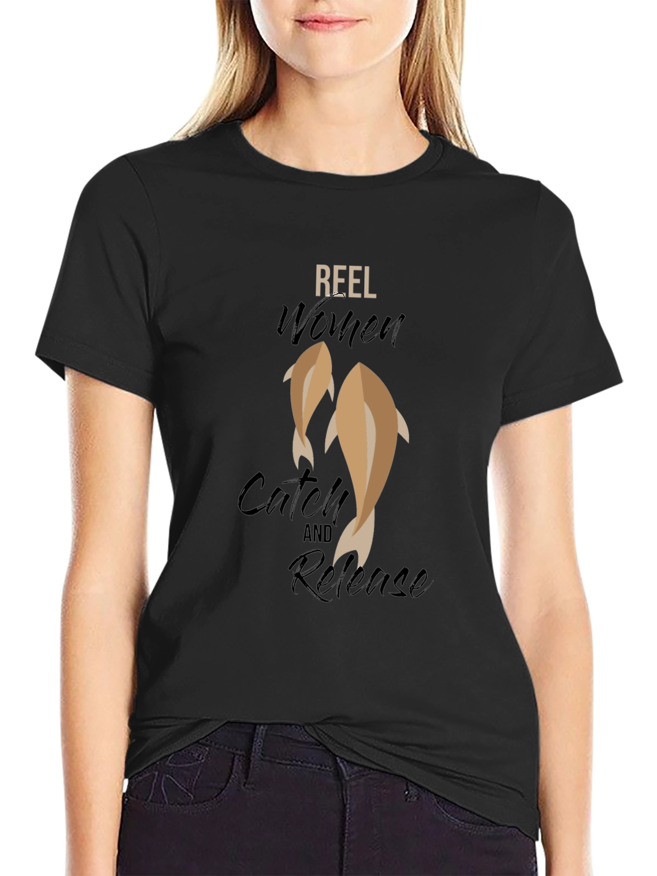 Reel Women Catch & Release Graphic Tee