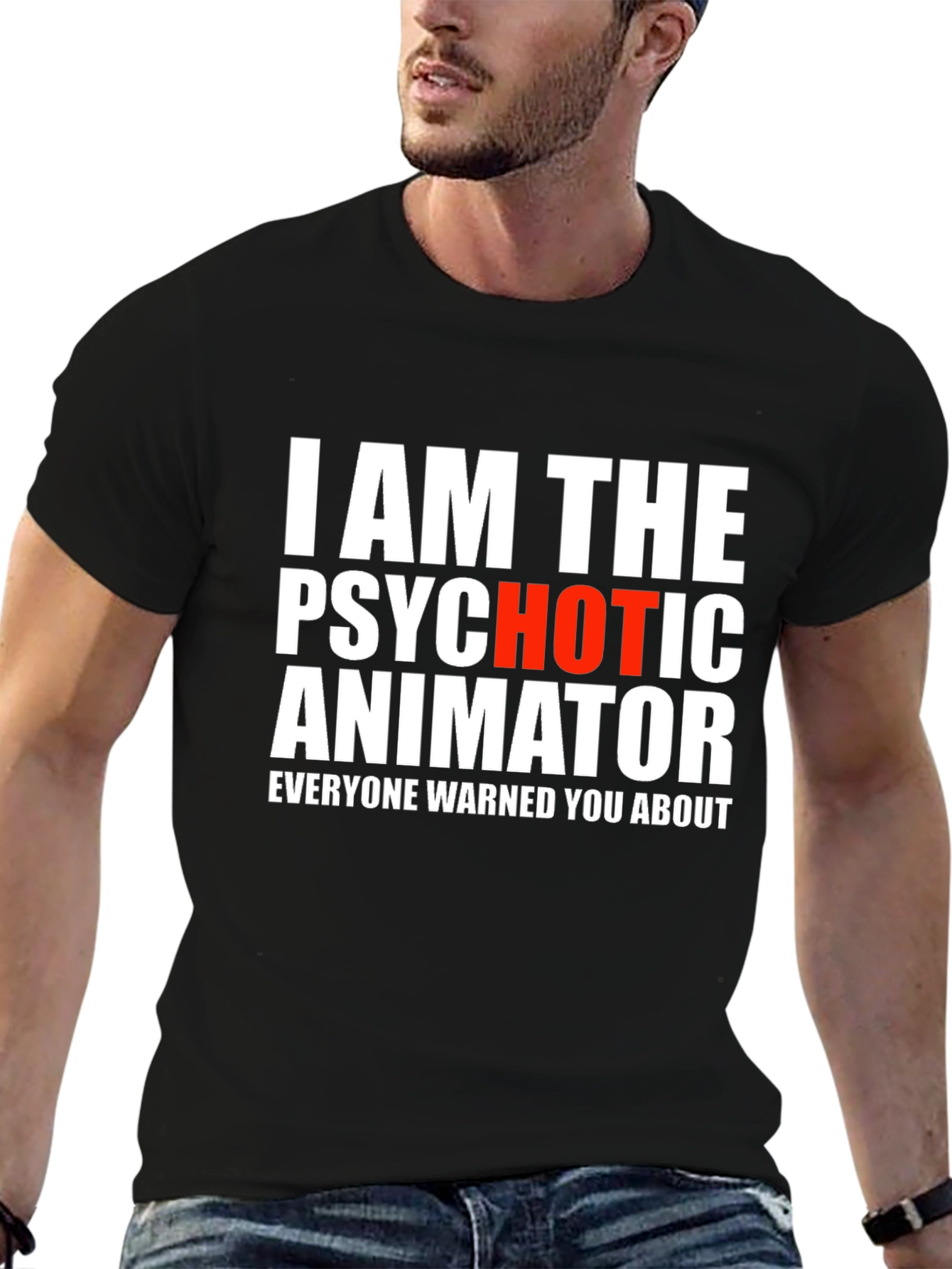 Psychotic Animator Graphic T-Shirt